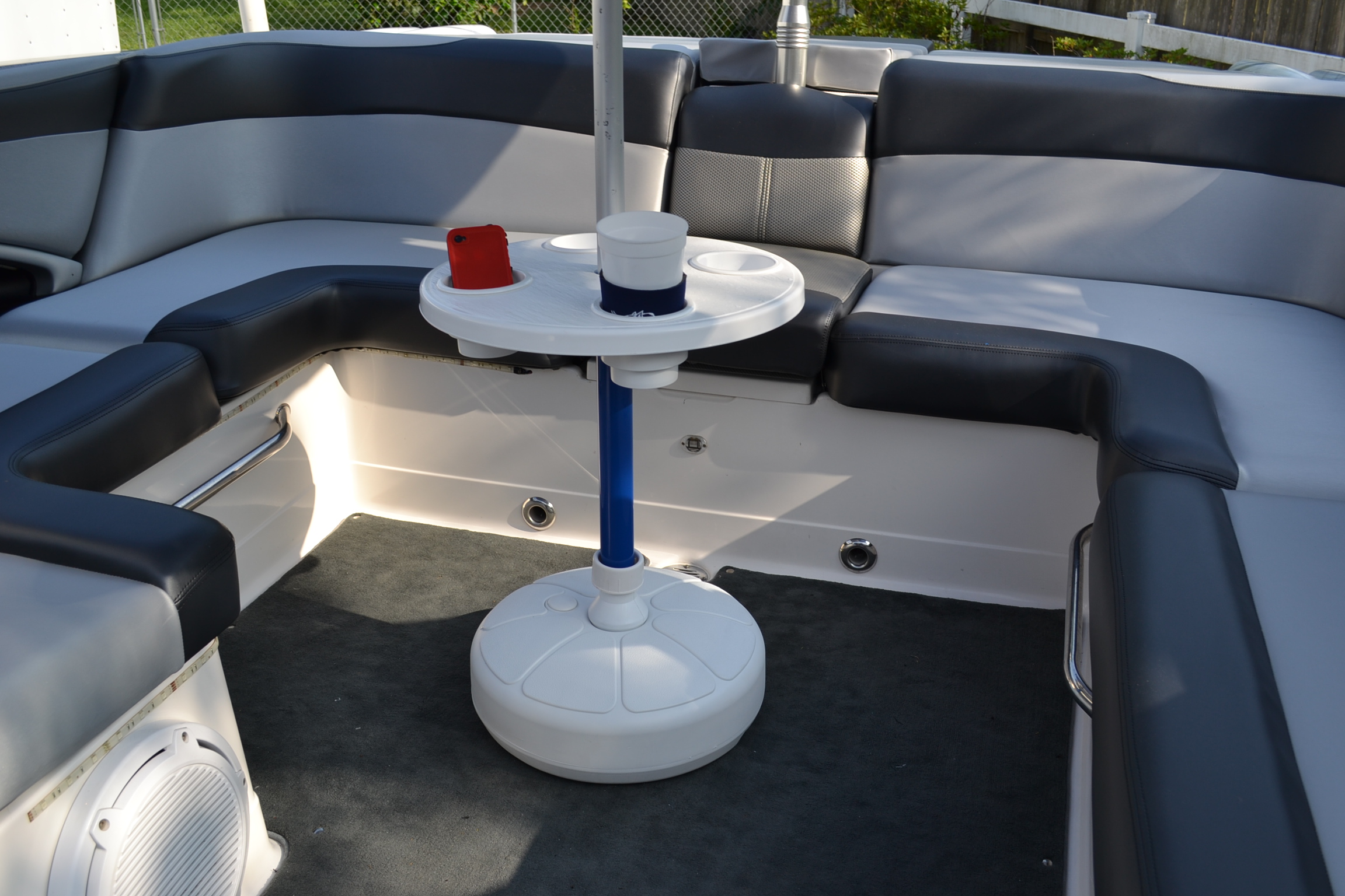 Boat Table for Pontoons, Ski Boats, Cruisers and Fishing 