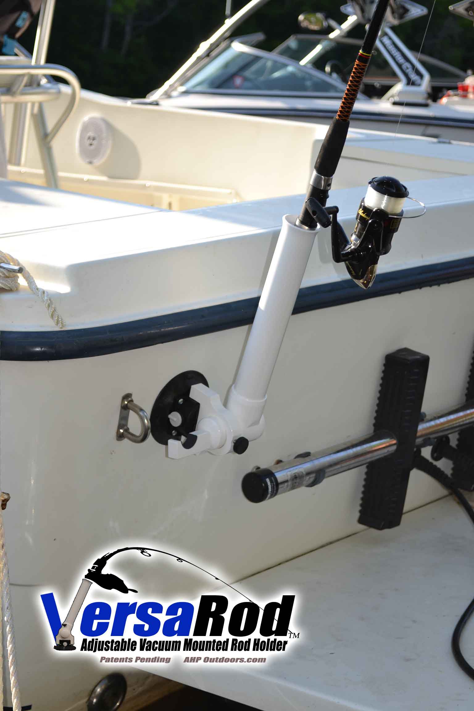 boat mounted fishing rod holders