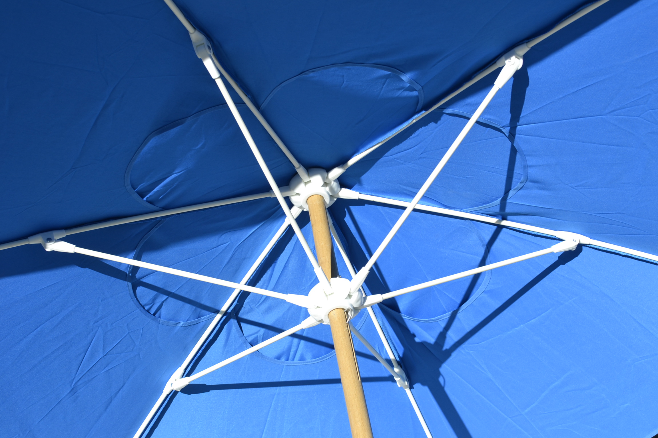 7.5′ Beach Umbrella Fiberglass Ribs American Made AugHog Products