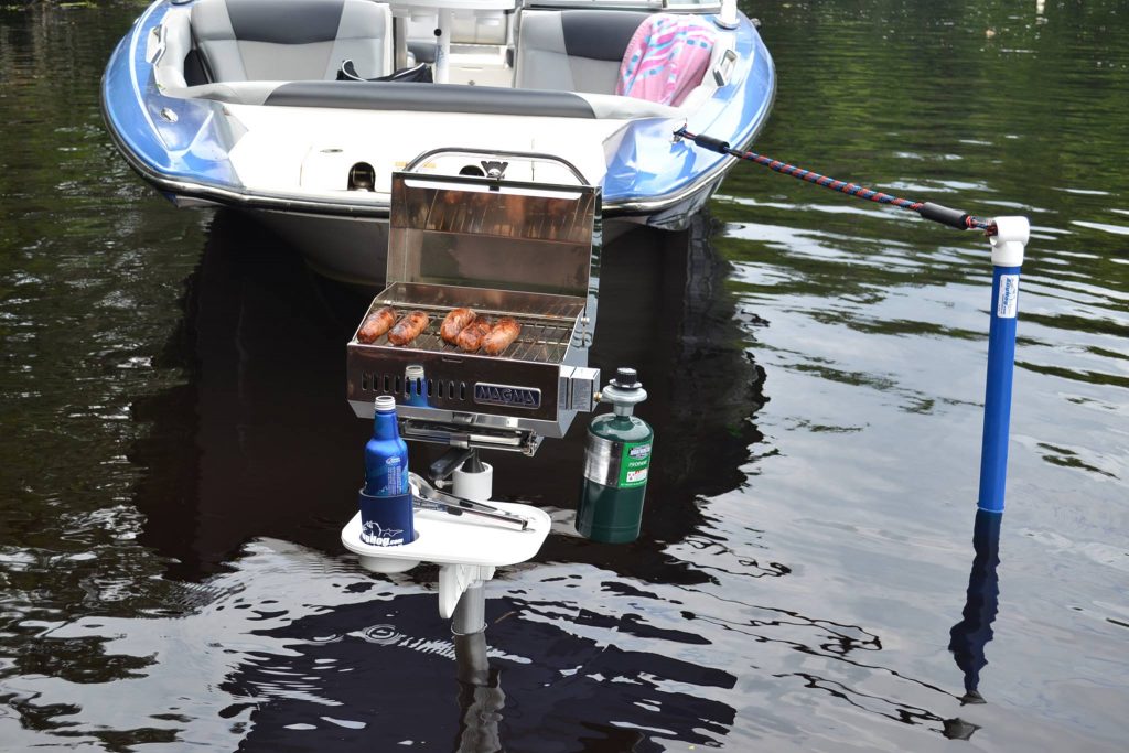 Sandbar Beach Grill Auger Pole and Table AugHog Products Beach