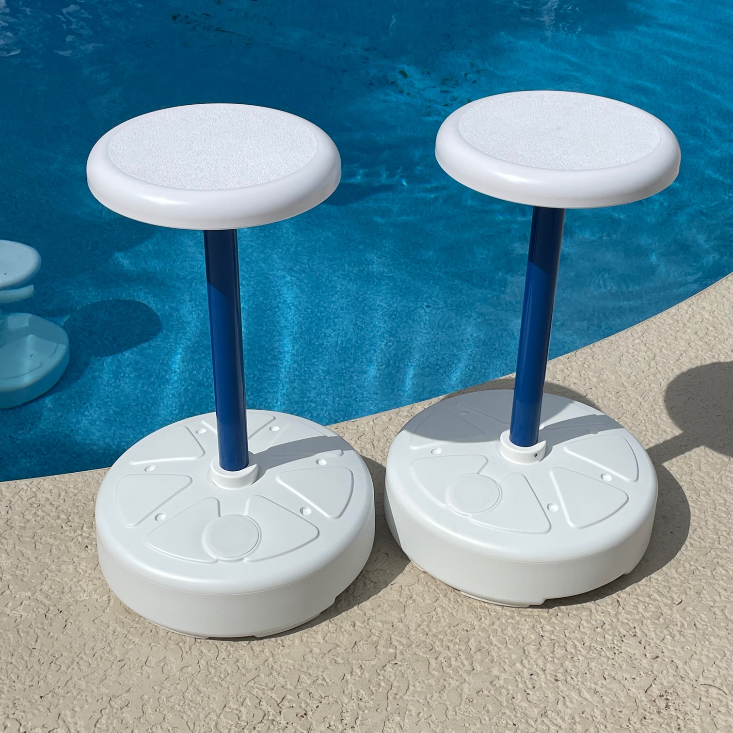 Relaxation Station Swimming Pool Stools, Swimming Pool Bar Stool Dimensions